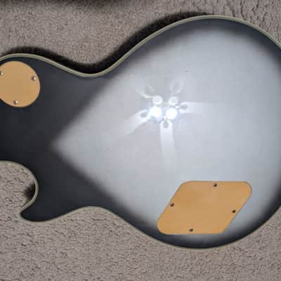 Vintage Cort Les Paul 1980's - Silver Burst Guitar with Hard Case image 5