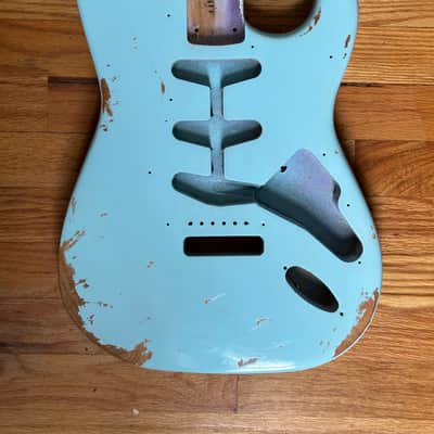MJT Strat Body - Sonic Blue image 1