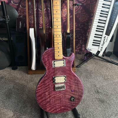 Custom 'Franken-Paul' LP/Strat Hybrid - W/Hardshell Case and Accessories 2020 - Purple Burl image 1