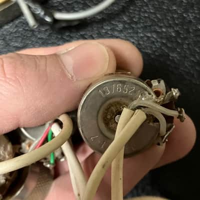 Vintage 1965 Gretsch Country Gentleman Complete Wiring Harness Pickup Set -Gold - Filtertron Supertron image 7