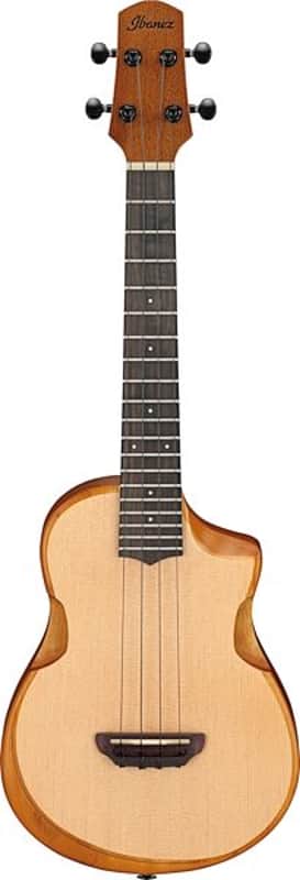 Ibanez AUT10OPN Acoustic Tenor Ukulele Open Pore Natural w/ Gig Bag image 1