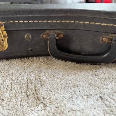 Vintage 1968 Gibson Les Paul Custom / Standard Case – 535 Orange Tolex – Excelsior/Stanford Latches image 19