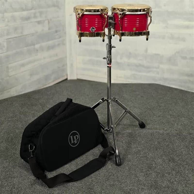 Used LP Matador Bongos w/Stand and Bag - Very Good image 1