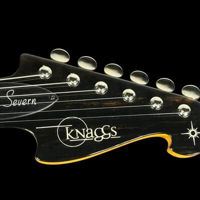 2025 Knaggs Larry Mitchell Signature Severn Tier 1 Flame Top Gloss ~ Aged Scotch image 10