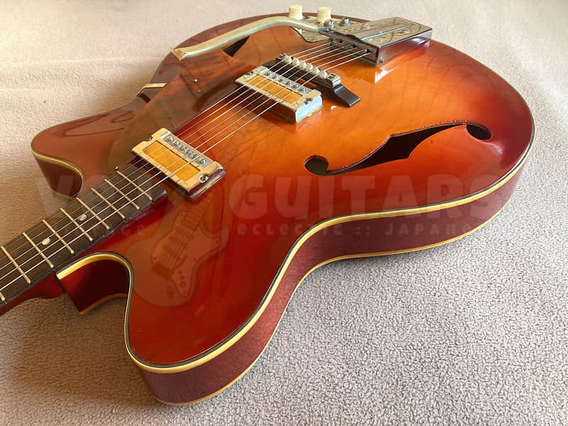 ギター Guyatone SG-12T 1966 MIJ Gold Foil OHSC GUYATONE SG-12T 1966 w/OHSC - *GOLD FOIL PICKUPS* ALL-ORIGINAL MIJ