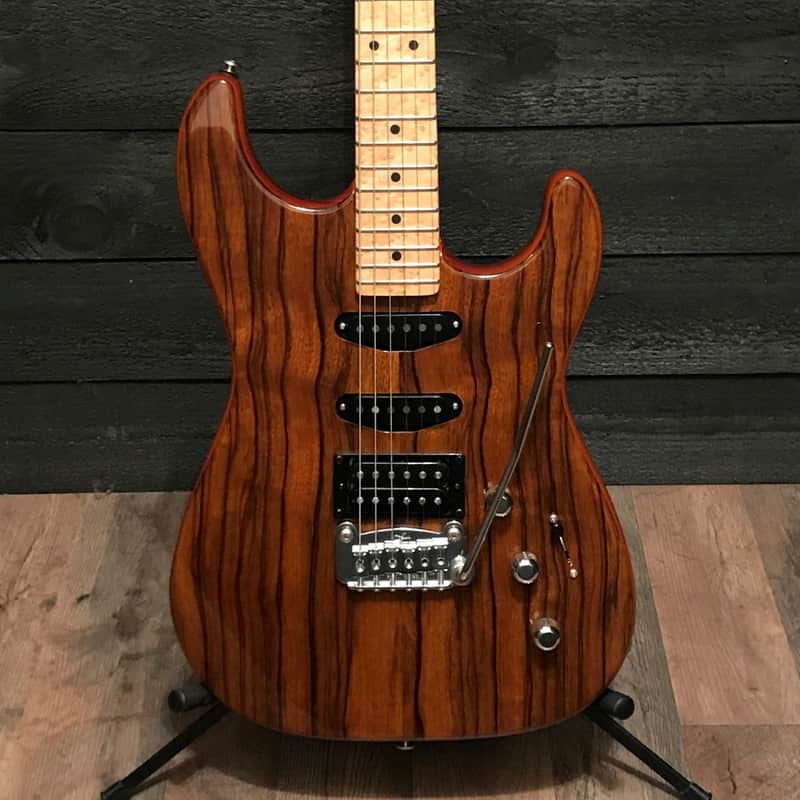 G&L Custom Legacy HB HSS RMC Black Limba Electric Guitar w/ Case B Stock image 1