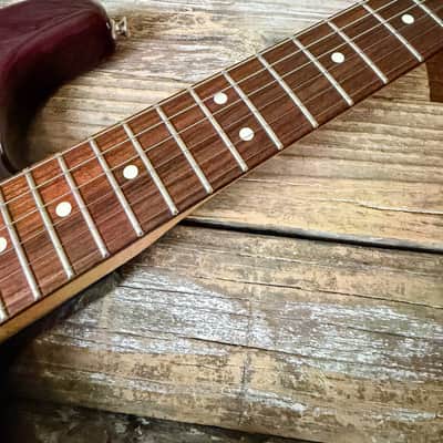 2008 Fender Standard Stratocaster MIM HSS - Midnight Wine image 22