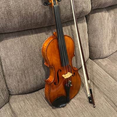 Professional Fritz Arnold Brückner 4/4 Violin Outfit with Knoll Bow 1965 image 2