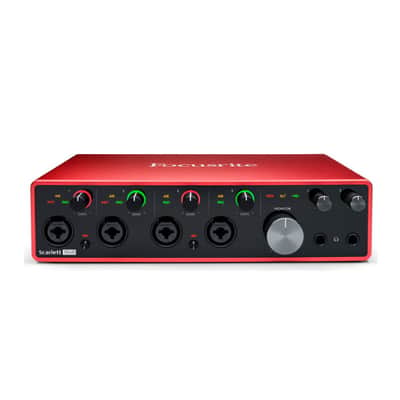 Focusrite Scarlett 18i8 3rd Gen 18x8 USB Audio Interface with Boom Stand (2-Pack) and XLR Cables (4-Pack) Bundle (7 Items) image 2