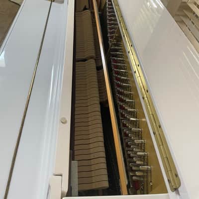 Acoustic Upright Gloss White Hobart Cable Piano image 3