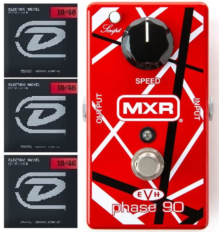 MXR EVH Eddie Van Halen Phase 90 Pedal EVH90 (3 Free Sets Of Guitar Strings) image 1
