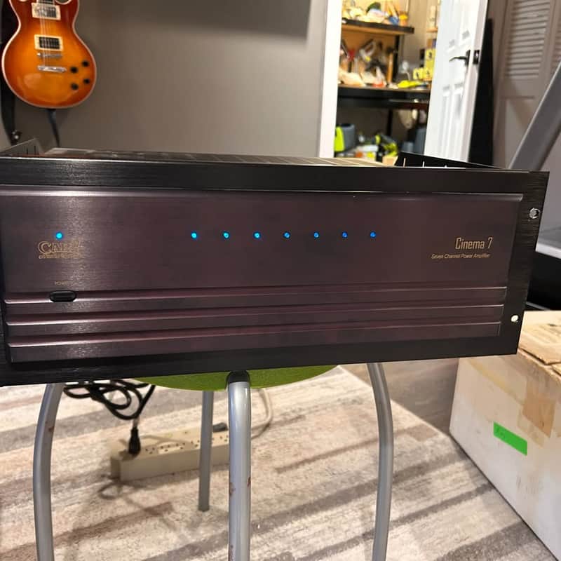 Cary Audio Cinema 7 – 7-Channel Audiophile Power Amplifier – 100W/Channel 2005-2007 - Black image 1