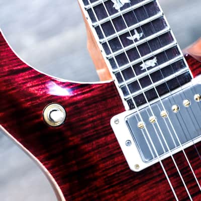 PRS McCarty 594 10-Top Red Tiger Pattern Vintage Electric Guitar w/Case #0399640 image 9