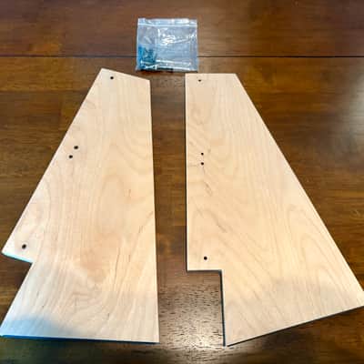 Behringer Synth 2 Tier Stand for Double Modules -Slantback -Panels -Cheeks -Wood image 2