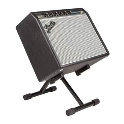 Fender Amp Stand with Adjustable Height, Foldable Design, and Rubber Feet (Black, Small) image 4