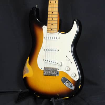 FENDER CUSTOM SHOP 1956 Stratocaster Aged Mod 2-Tone Sunburst [R19519] (07/13) image 1
