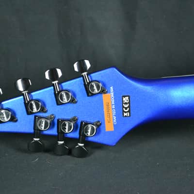 Jackson Jackson X Series Soloist Archtop SLAT7 Fan Fret - Metallic Blue image 8