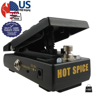CALINE CP-31 Hot Spice Black Wah or Volume Pedal in a Small and Versatile Pedal image 3