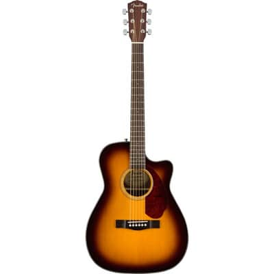 Guitarra Acustica Fender CC-140SCE Concert Sunburst Con Estuche image 2
