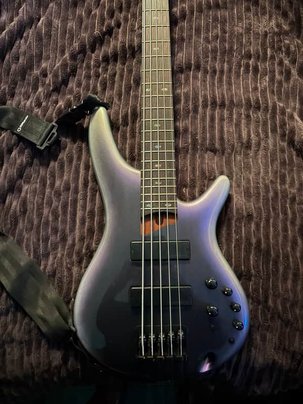 Ibanez SR505E-BAB Standard Soundgear Bass 2023 - Present - Black Aurora Burst Gloss image 1