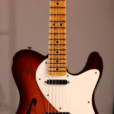 Fender Custom Shop 1950 Telecaster Thinline Journeyman Relic - Maple Fingerboard, Aged Violin Burst image 6