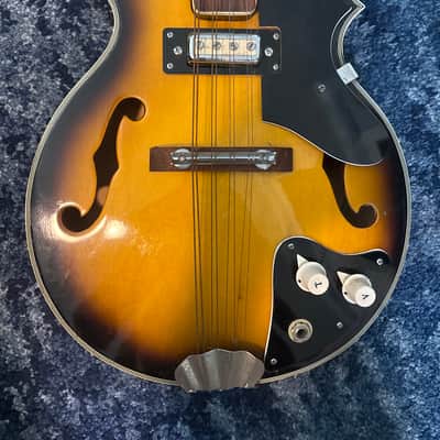 Granada Electric Mandolin, 1960's-70's, Sunburst (Reclamation Project) image 4