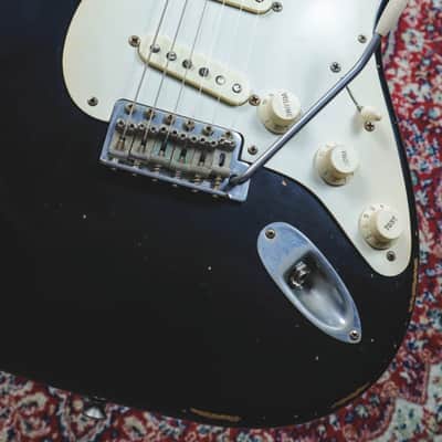 Fender Road Worn '50s Stratocaster 2008 - Black image 12