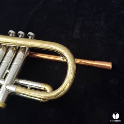 1963 BIG BELL C.G. Conn 6B Victor coprion leadpipe trumpet case mouthpiece gamonbrass image 13