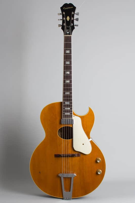 Epiphone  Howard Roberts Acoustic/Electric Arch Top Acoustic Guitar (1966), ser. #408834, black tolex hard shell case. image 1