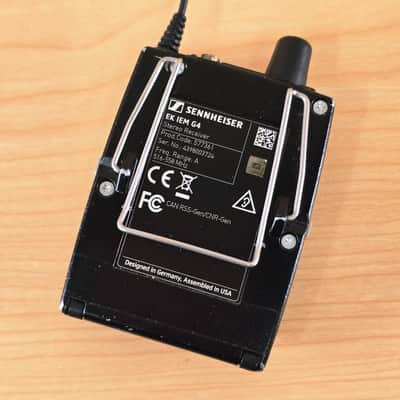 Sennheiser EK IEM G4 Wireless Stereo Receiver - Band A (516-558 MHz) image 7