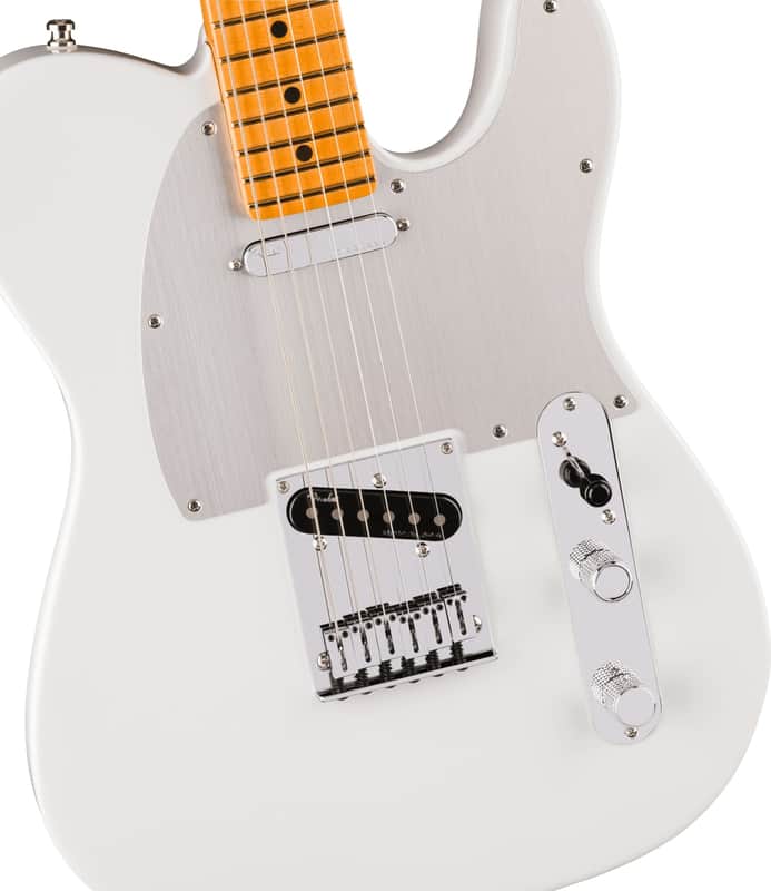 Fender American Ultra II Telecaster Electric Guitar, Maple Fingerboard, Avalanche w/ Case image 1