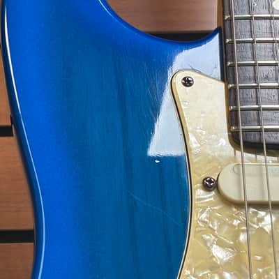 Fender Strat Plus Deluxe with Rosewood Fretboard in Blue Burst 1996 w/OHSC image 4