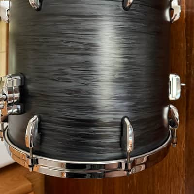 Pearl Masters Maple Gum Music City Custom 16x14 Floor tom 2021 - Matte Black Oyster #763 image 8
