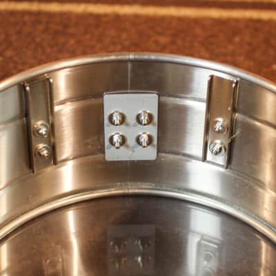 Used LP 12" & 13" Tito Puente Signature Steel Timbales w/ Ludwig Hard Case image 8