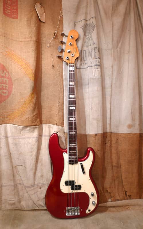 Fender Precision Bass 1958 Candy Apple Red image 1