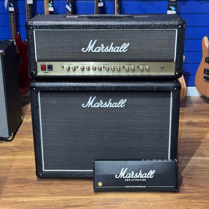 Marshall DSL100 Amp Head & MX212R Cab Half Stack image 1