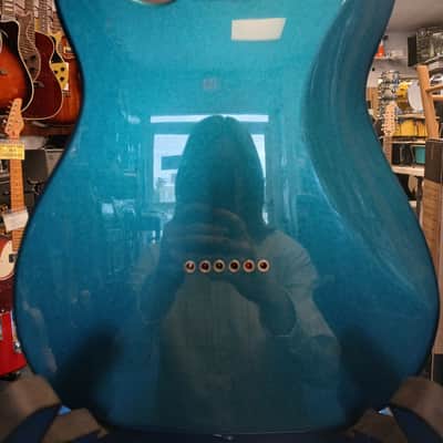 G&L Tribute ASAT Classic Electric Guitar - Emerald Blue image 2