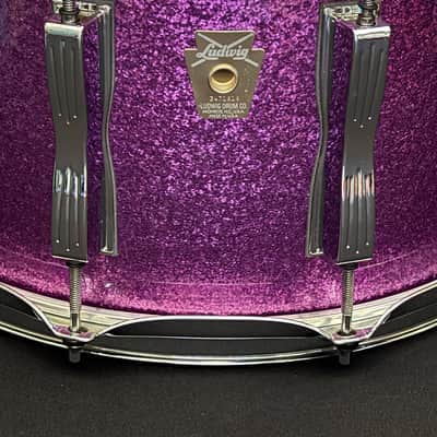 Ludwig Classic Maple 14" x 8" Snare Drum - Purple Sparkle image 5
