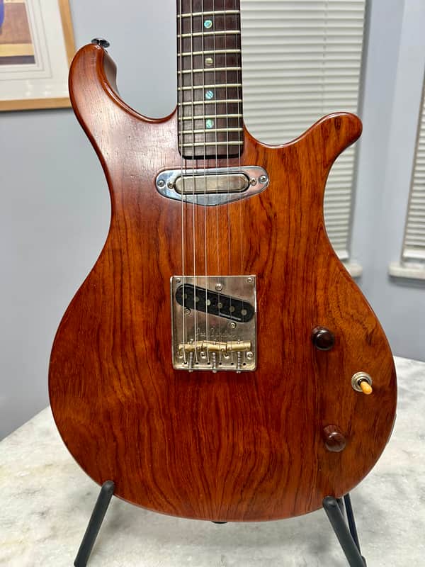 2007 Anderberg Gunnie Flat Top Neck Thru Tele Custom image 1