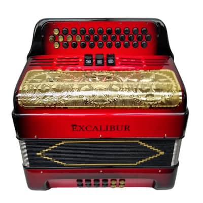 Excalibur Super Classic PSI 34 Key Black Rio Grande Red | Reverb