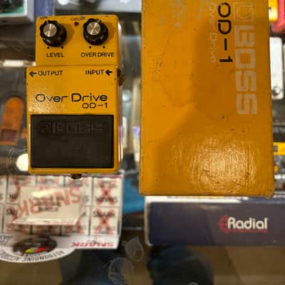 Boss OD-1 Overdrive 1979 (NEC uPC4741C, batch #8600) | Reverb