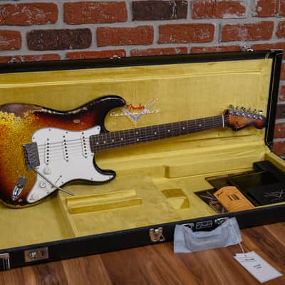 Fender Custom Shop SR25 Custom Deluxe Stratocaster Heavy Relic 3-Tone Sunburst Sparkle 2026 w/OHSC image 2
