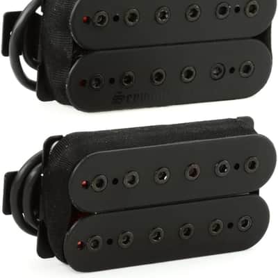 Seymour Duncan Blackened Black Winter 6-String Guitar Pickup Set Bundle w/ 12x Feder Guitar Picks, and Liquid Audio Polishing Cloth image 2