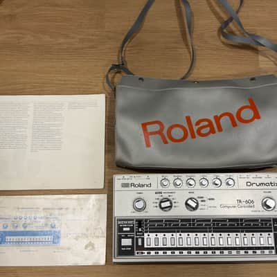 Roland TR-606 Drumatix With Case ! - 1980s - Silver