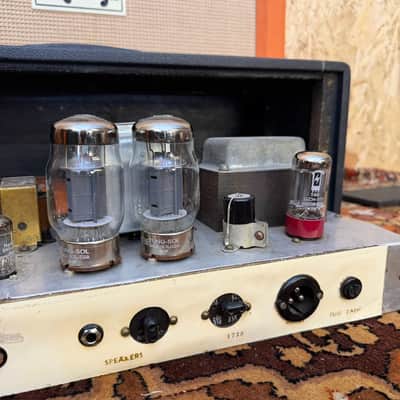 Vintage 1966 Marshall JTM45 MKII Plexi Gold White Guitar Amplifier Head *1960s* image 19
