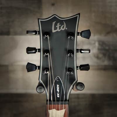 ESP LTD EC-201 Electric Guitar - Black Satin (EC201) image 5