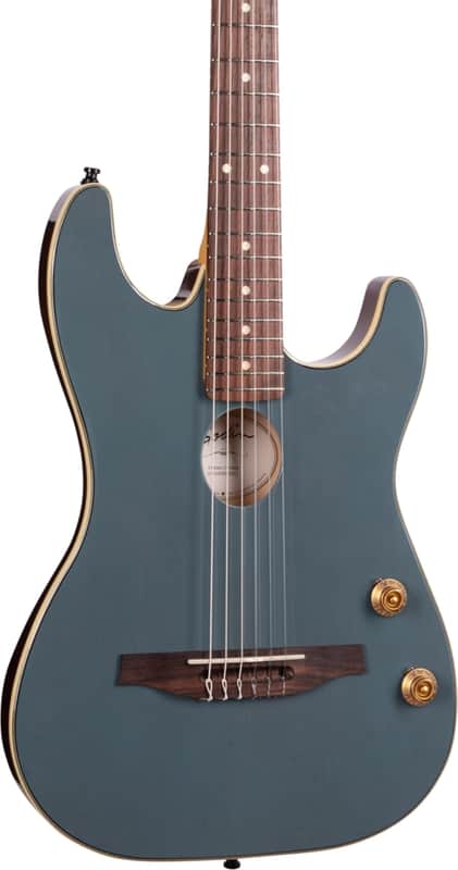Godin G-Tour Nylon Thinline Acoustic-Electric Classical Guitar, Solid Cedar Top, Arctik Blue image 1