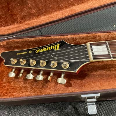 *RARE* 1983 Ibanez X Series Rocket Roll II 6-String Electric Guitar with Case - Cherry Red Sunburst image 5