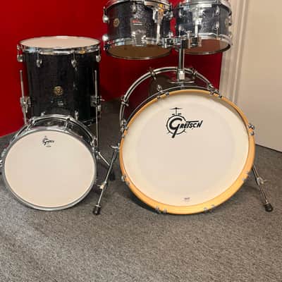Gretsch Drum Set Catalina Maple 5 Piece Shell Pack w/ Snare Drum Black Stardust image 1