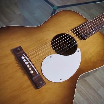 Airline Acoustic Guitar Concert Sized by Kay of Chicago for Montgomery Wards Circa-1960s Sunburst image 1